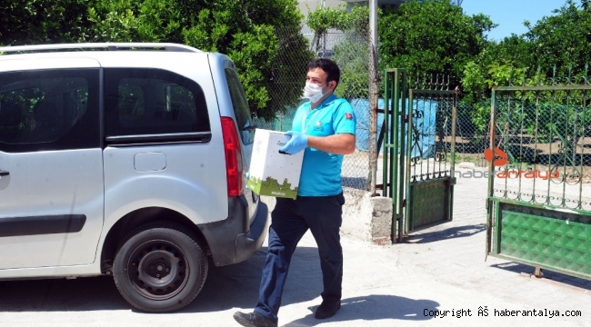 Kemer'de 6 bin gıda paketi dağıtıldı