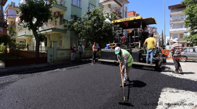 Kepez'den 11 bin ton sıcak asfalt
