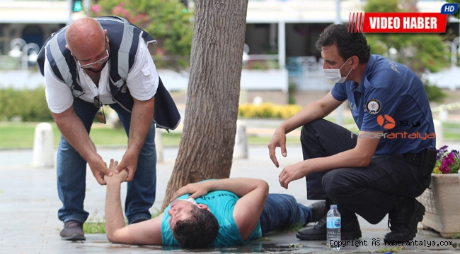 Konyaaltı Sahili'nde korkutan görüntüler