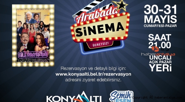 'Arabada sinema' dönemi başlıyor !