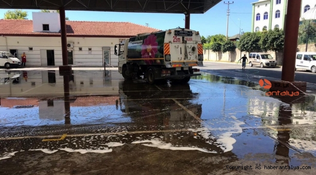 Manavgat'ta Cuma namazı hazırlıkları tamamlandı