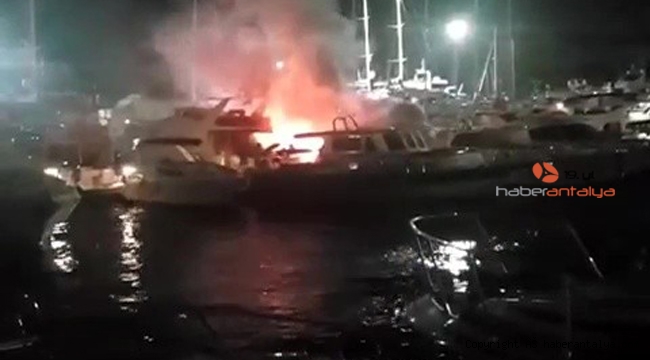 Marinada yangın
