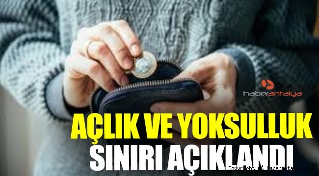 Mayıs ayı açlık ve yoksulluk sınırı açıklandı