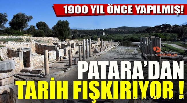 Patara'da Roma dönemine ait kadın heykeli bulundu