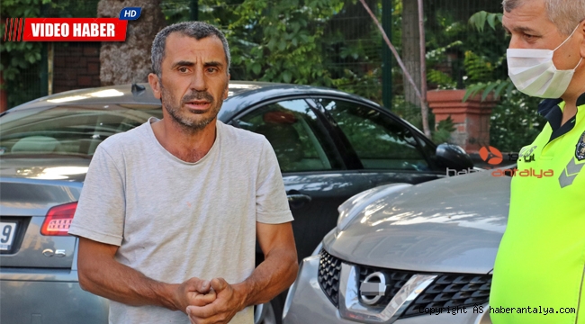 Polisle tartıştığına bin pişman oldu