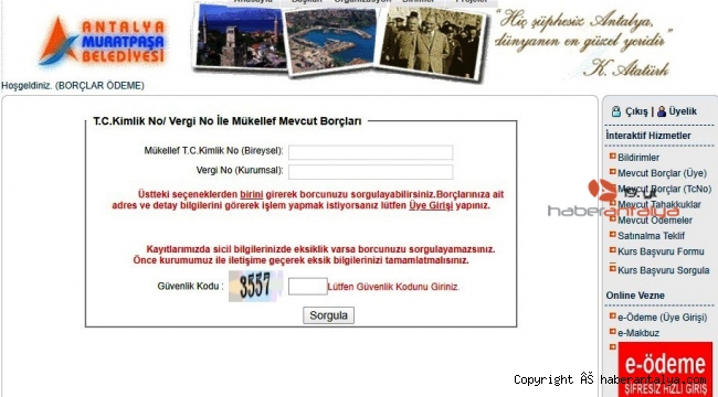 Vergi ödemeleri evden de mümkün
