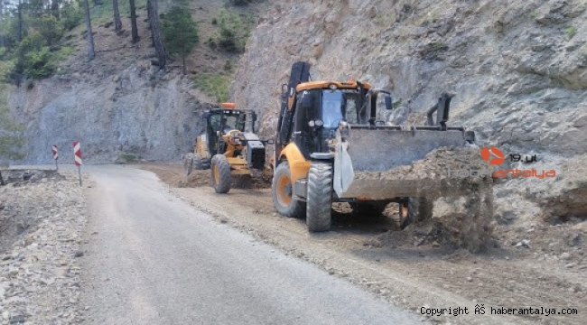 Alanya kırsalında yoğun çalışma