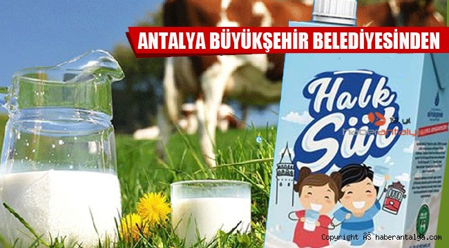 Antalya'da Halk Süt Projesi başlıyor