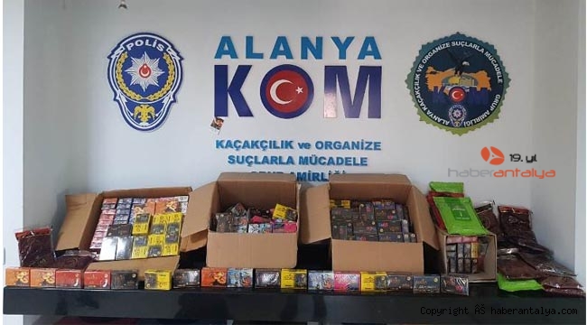 Antalya'da kaçakçılık operasyonları