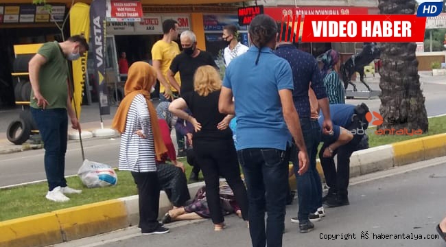 Ticari araç yaşlı kadına çarptı