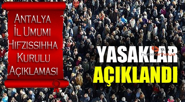 Toplantı ve gösteri yürüyüşleri düzenlemesi açıklandı