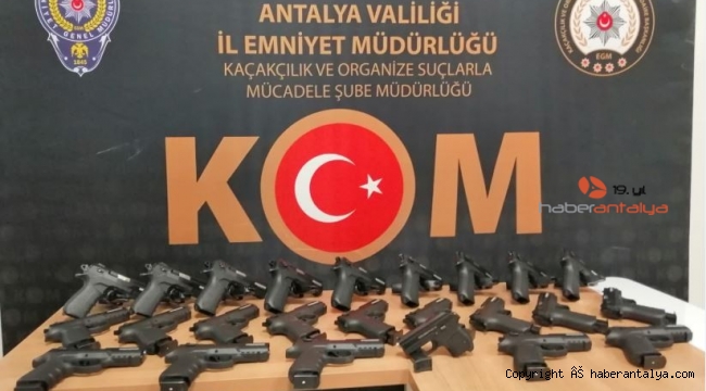 Yasa dışı silah operasyonuna 7 tutuklama