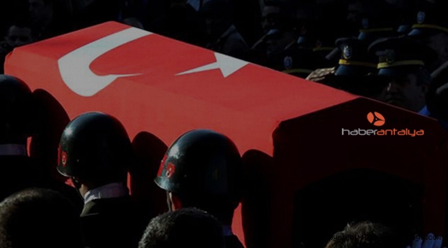 Antalya'ya şehit ateşi düştü