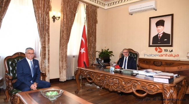 Başkan Topaloğlu'ndan Vali Karaloğlu'na 'Kemer' teşekkürü