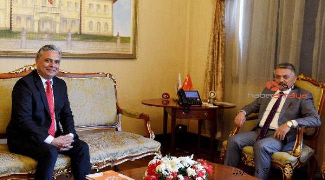 Başkan Uysal, Vali Yazıcı'yı ziyaret etti