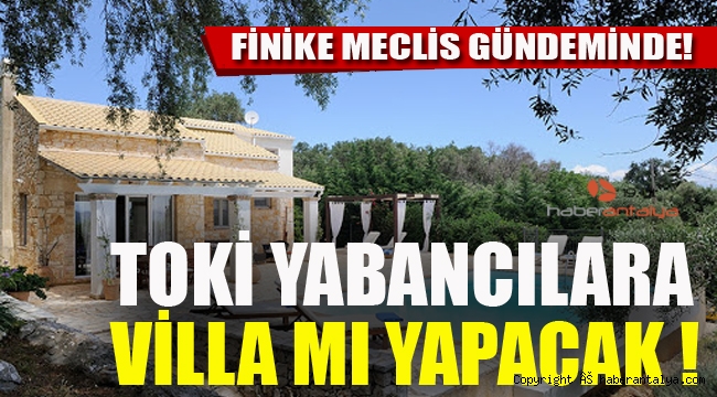 CHP TOKİ'den yabancılara özel villa projesi iddiasını Meclise getirdi
