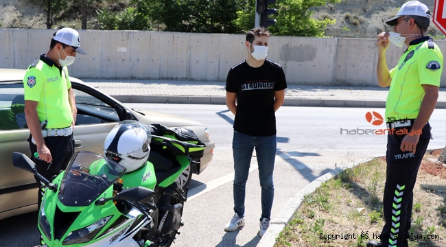'Dur' ihtarına uymayan motosikletçiden ilginç savunma