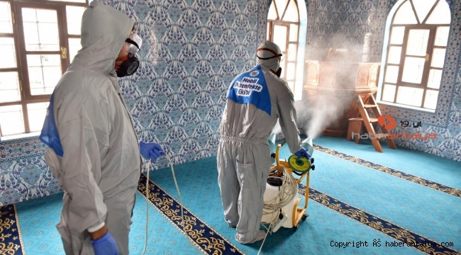 Haftada bin 637 noktaya dezenfekte hizmeti
