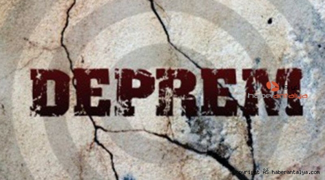 Kaş açıklarında 2.4 büyüklüğünde deprem