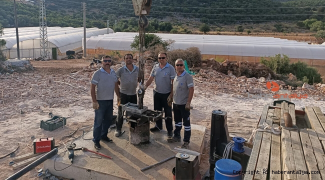 Kaş'taki su sorunu çözüldü