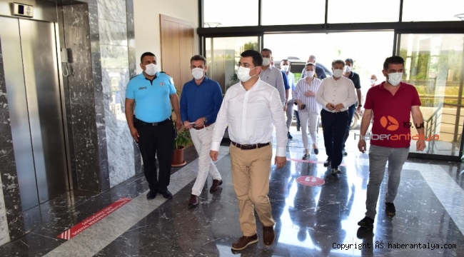 Kepez'in konukevi sağlık çalışanlarına sıcak yuva oldu