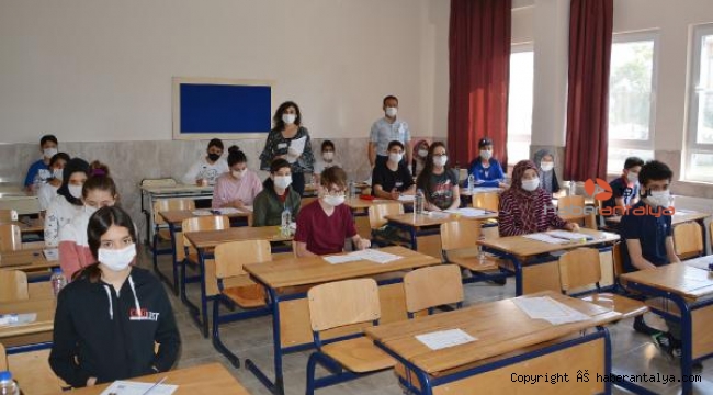Korkuteli'de LGS heyecanı