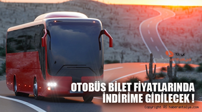 Otobüs fiyatlarında indirime gidilecek 