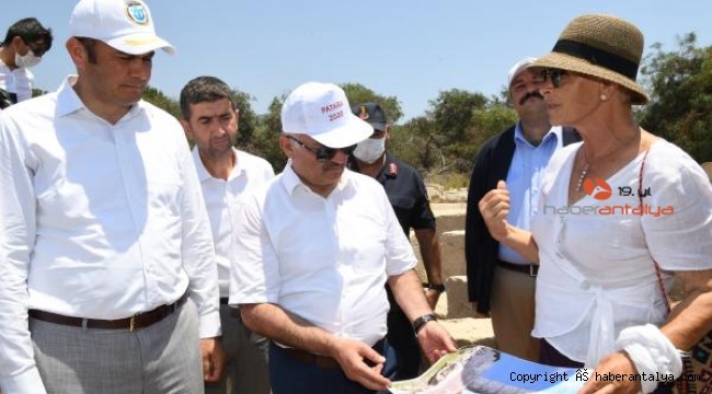 Vali Yazıcı Patara'da
