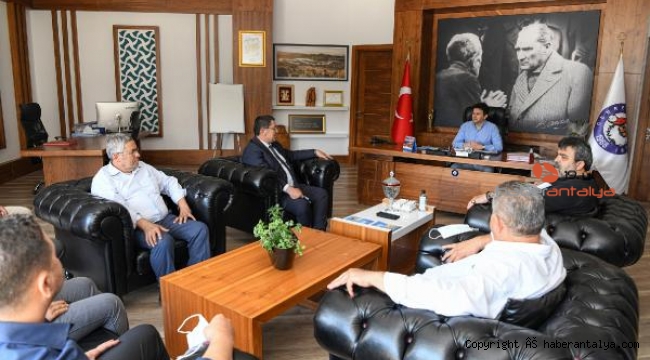 AESOB Başkanı Dere'den Başkan Kocakaya'ya teşekkür ziyareti