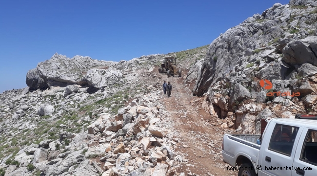 Akseki’de göçerlerin yol sorunu çözüldü