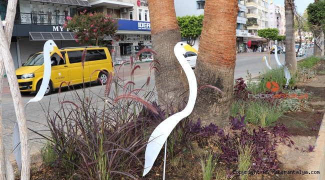 Alanya caddelerine sanatsal dokunuş