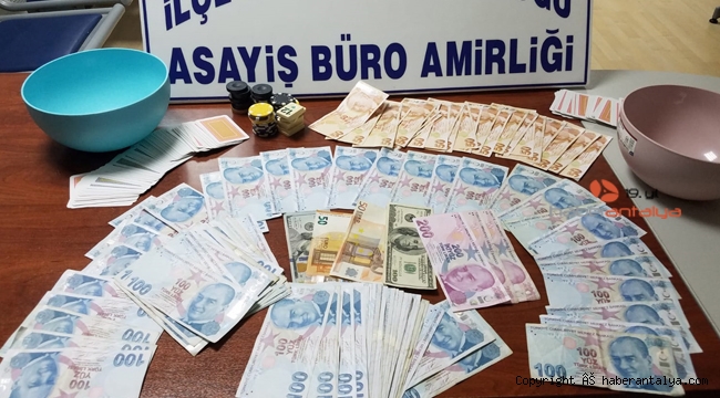 Alanya'da kumar baskını