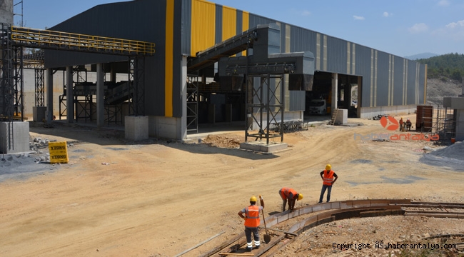 Alanya Entegre Katı Atık Bertaraf Tesisi çöp kabulüne başladı