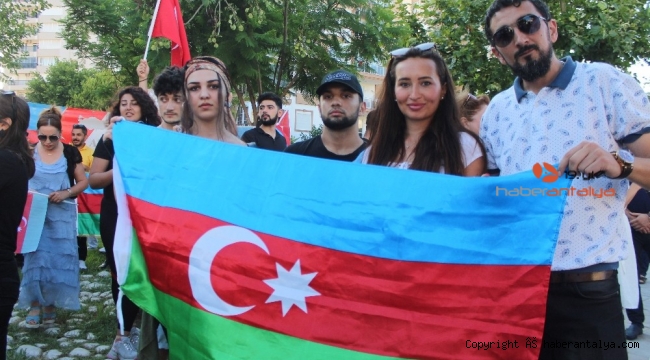 Antalya'dan tek ses ' Ya Ölüm Ya Karabağ'