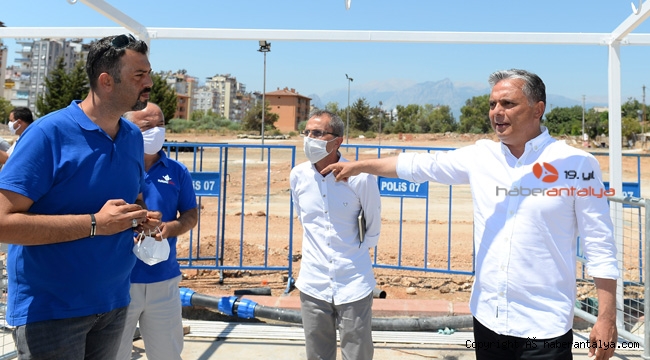 Başkan Uysal, hazırlıkları inceledi