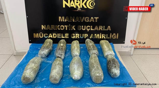 Benzin deposunda 6 bin 800 gram uyuşturucu yakalandı !