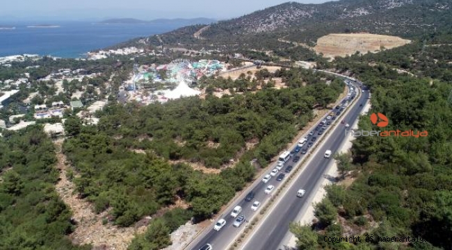 Bodrum'a tatilci akını