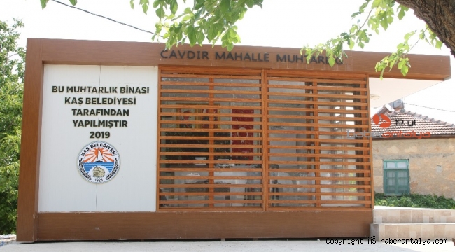 Kaş Belediyesi'nden Muhtarlık Ofisleri