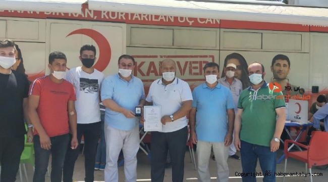 KORİMDER'den kan bağına destek