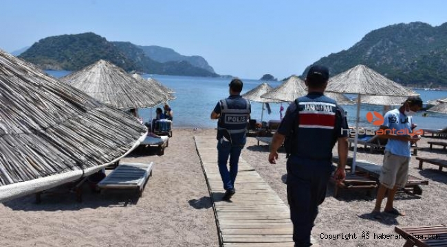 Marmaris'te Covid-19 tedbirleri denetimi