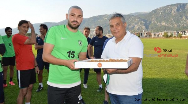 Muğlaspor'da yönetimden idman ziyareti