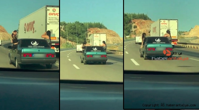 Otomobilin içindeki kadınların pes dedirten yolculuğu !
