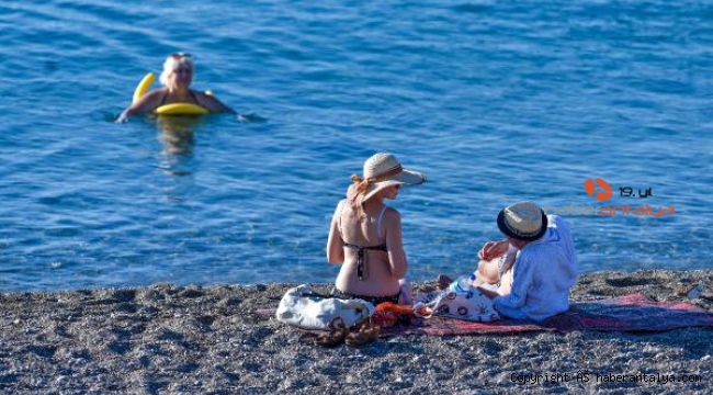 Sabah serinliğinde deniz keyfi