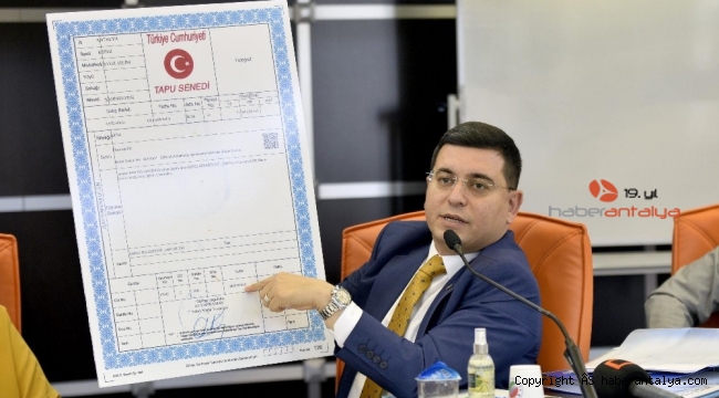 Tütüncü: "Talimatı vatandaştan alırız"