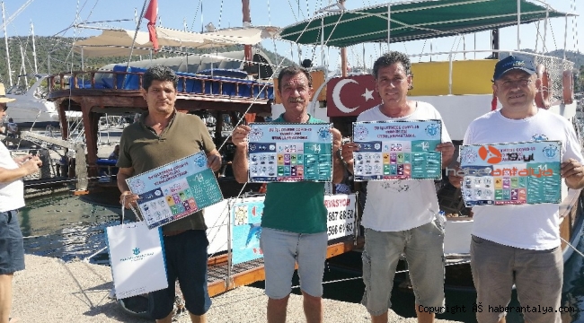 Yatçılar tedbiri elden bırakmıyor