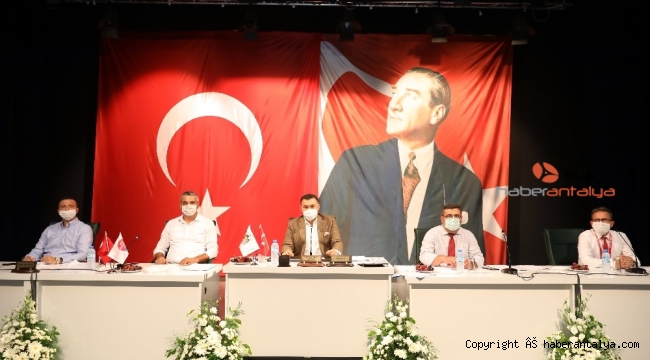 Alanya Belediyesi ağustos meclisi toplandı