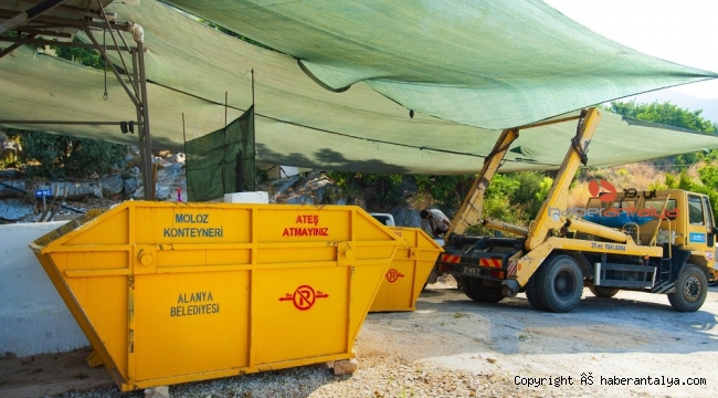 Alanya Belediyesi, Kurban Bayramı'nda 3 bin 528 ton atık topladı