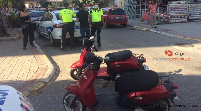 Alanya’da motosiklet sürücülerine ceza yağdı