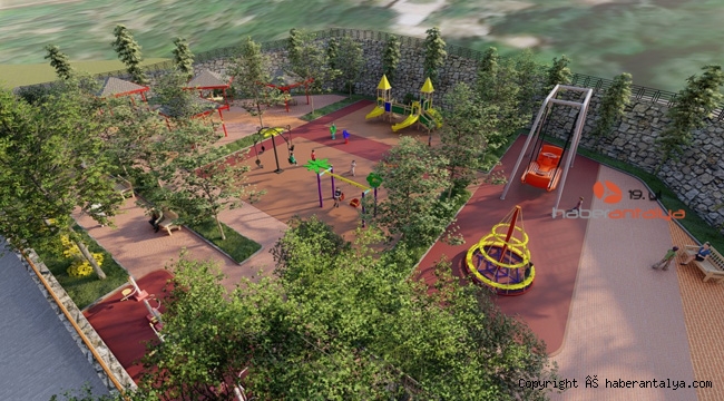 Alanya’ya bin 500 metrekarelik çocuk parkı