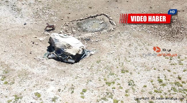 Antalya'da ağustos ortasında kar dağları